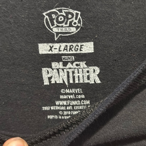 Marvel Black Panther Tee with Purple and Blue Accents - Picture 2 of 3